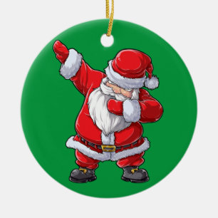 Dabbing Weihnachtsjunge Männer Weihnachten Weihnac Keramik Ornament