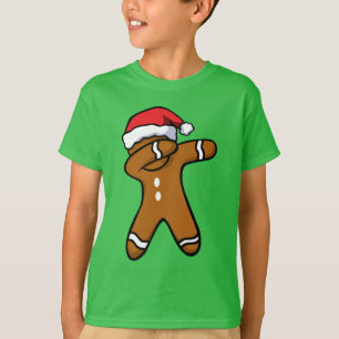 Dabbing Weihnachtsmann-Keks Christmas Dab Tanz T-Shirt