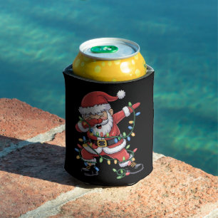 Dabbing Weihnachtsmann Lustige Weihnachtsbeleuchtu Dosenkühler
