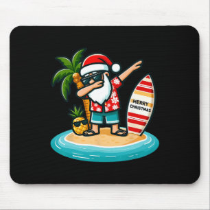 Dabbing Weihnachtsmann Weihnachten im Juli Sommer Mousepad