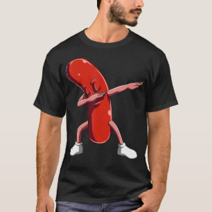 Dabbing Wurstgeschenk für Würstchenmacher Hot Dog T-Shirt