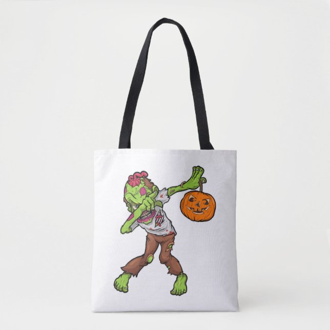 Dabbing Zombie Halloween Dab Funny Gift Design (Vorderseite)