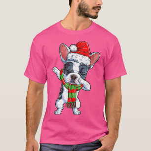Dabing French Bulldog Weihnachtskids Boys X T-Shirt