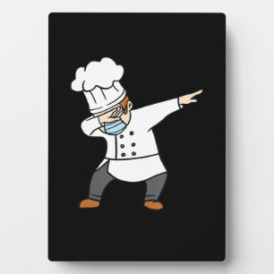 Dabing Pizza Koch Baker Pizzabaker Dab Tanzgeschen Fotoplatte