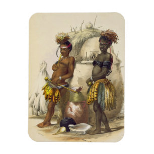 Dabiyaki und Upapazi, Zulu Boys in Dancing Dress, Magnet