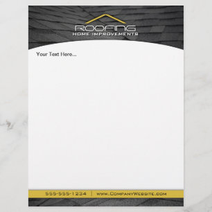 Dach Beruflich Business Flyer Gelb