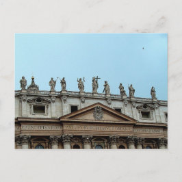 Dach des Petersdom in Rom, Italien Postkarte