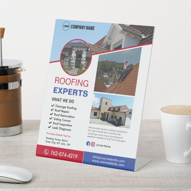 Dach-Dienstleistungen Kundenspezifische Schilder (In SItu)