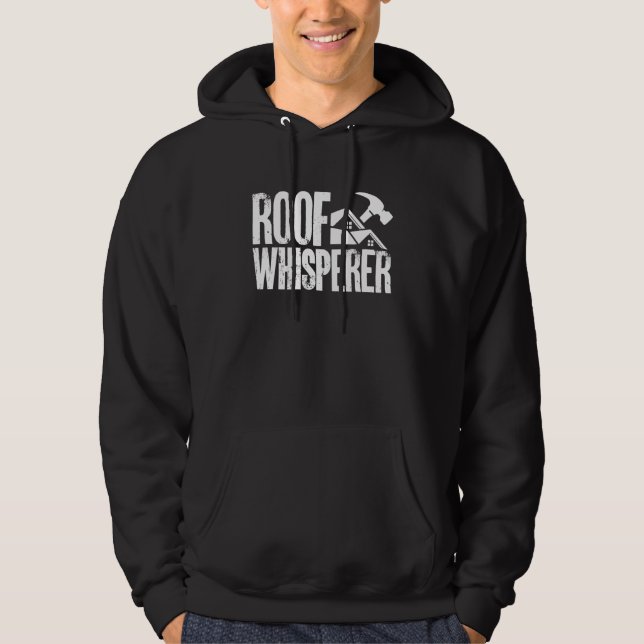 Dach-Flüsterer Dachdecker Dachdecker-Handwerker Ba Hoodie (Vorderseite)