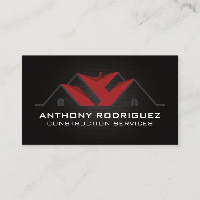 Dach | Real Anwesen | Wohnhaus Visitenkarte (Vorderseite)