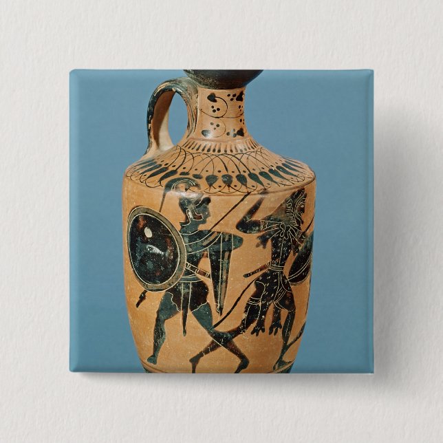 Dachboden-Art Lekythos Button (Vorderseite)
