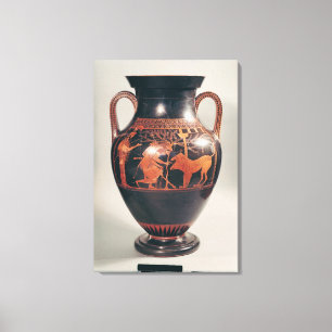 Dachboden Rotzahl Bauch Amphora Leinwanddruck