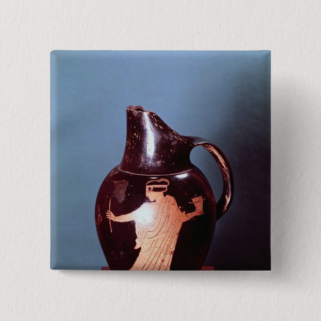 Dachboden Rotzahl oinochoe Button (Vorderseite)