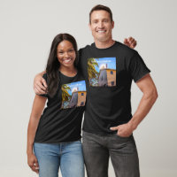 Dachdecker auf einem T - Shirt