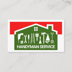 Dachdecker-Handwerkerwerkzeuge Visitenkarte