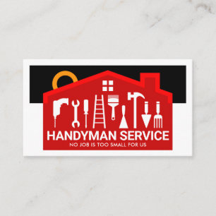 Dachdecker-Handwerkerwerkzeuge Visitenkarte