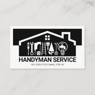 Dachdecker-Handwerkerwerkzeuge Visitenkarte