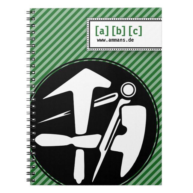 Dachdecker Notizbuch Notizblock (Vorderseite)