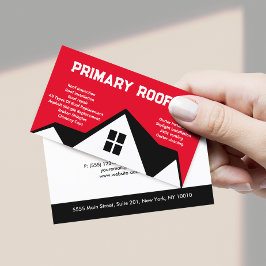 Dachdecker | Roofer Red Visitenkarte