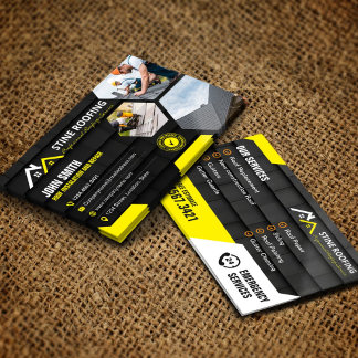 Dachdecker-Service, Dachrinnen-Service, Dachrepara Visitenkarte