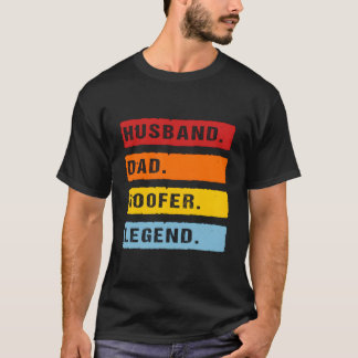 Dachdecker Vater'S Tag Zimmerei Dach Zimmermann T-Shirt