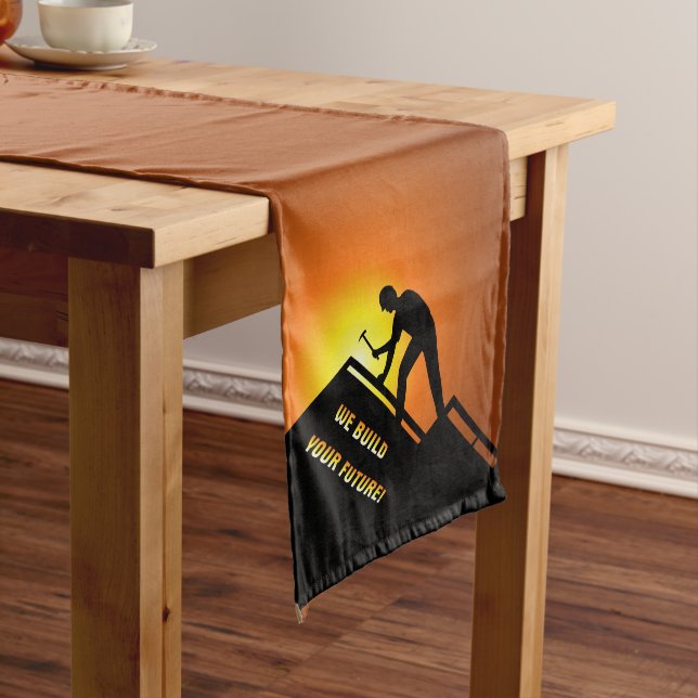 Dachdeckung Kurzer Tischläufer (Beispiel)