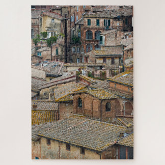 Dächer in Siena-Stadt in Toskana Puzzle