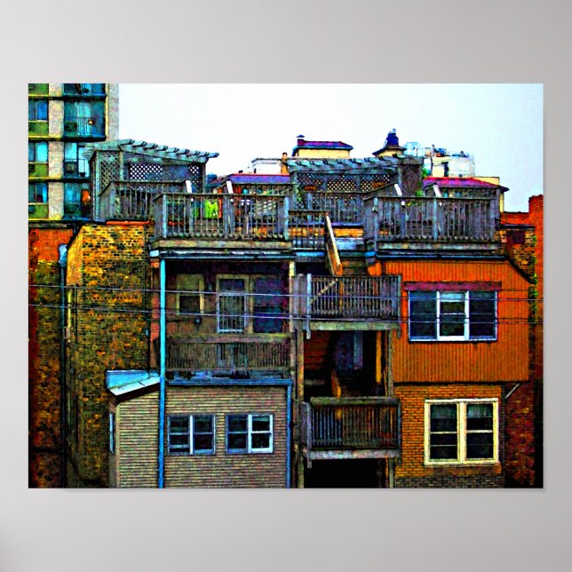 Dächer Poster (Vorne)