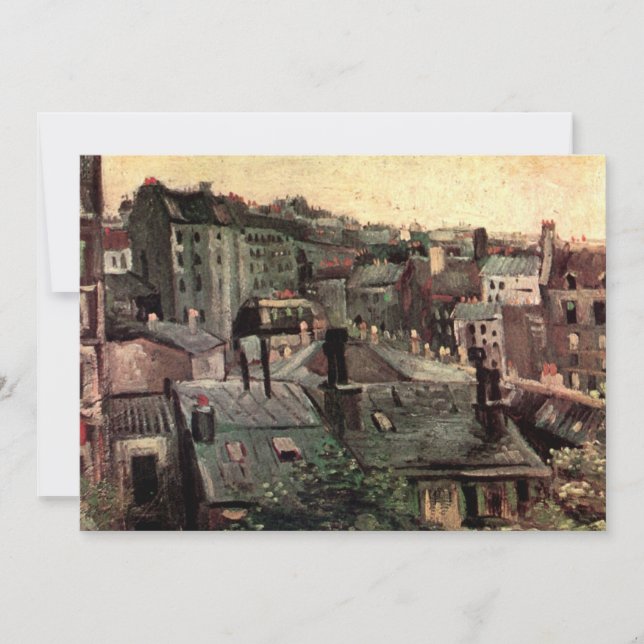 Dächer und Backs von Häusern von Vincent van Gogh (Vorderseite)