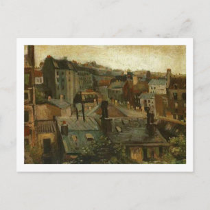 Dächer und Hinterhäuser, Van Gogh Fine Art Postkarte