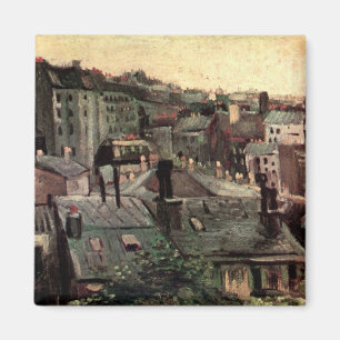 Dächer und Hinterhöfe von Häusern von Vincent van Magnet