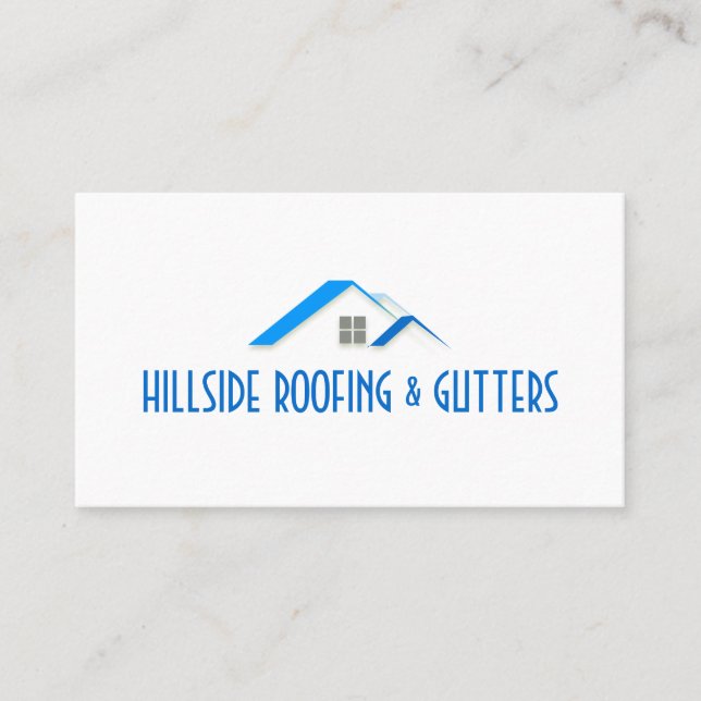 Dachfenster Windows Construction Business Card Visitenkarte (Vorderseite)