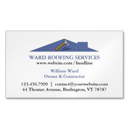 Dachkonstruktion Magnetische Visitenkarte