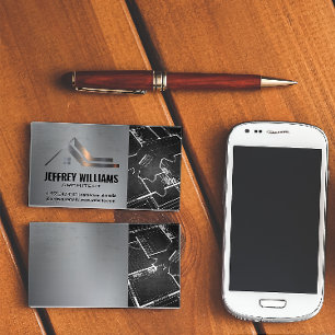 Dachmetall Property Blue Print Visitenkarte