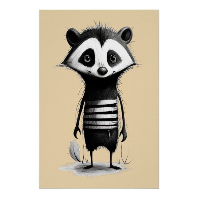 Dachs badger poster (Vorderseite)