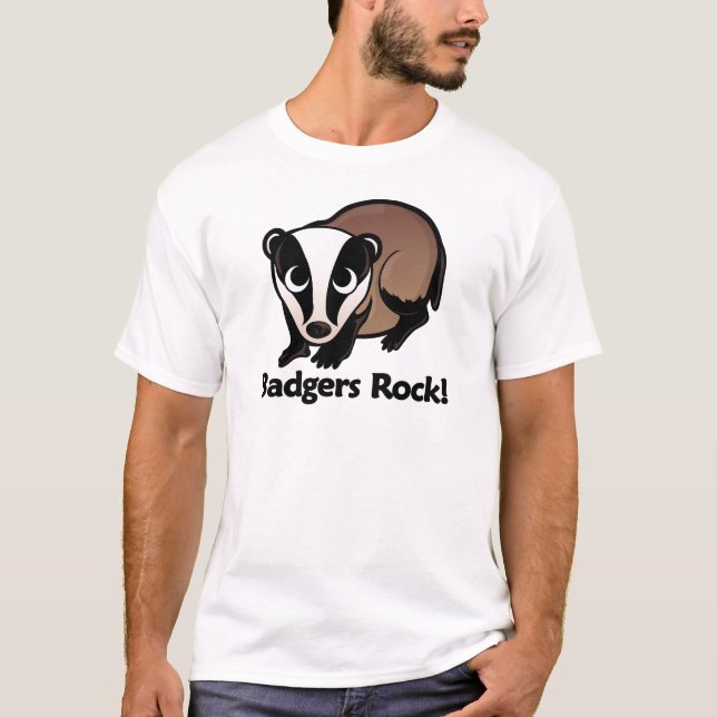 Dachs-Felsen! T-Shirt (Vorderseite)