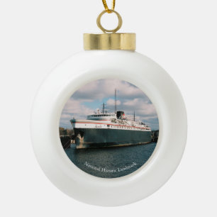 Dachs-nationale historische keramik Kugel-Ornament