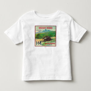 Dachs orange LabelExeter, CA Kleinkind T-shirt