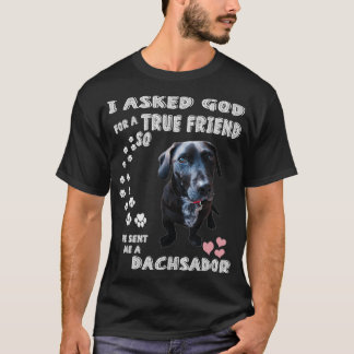 Dachsador Dog Lover, Dackel Labrador Mama Vater, N T-Shirt