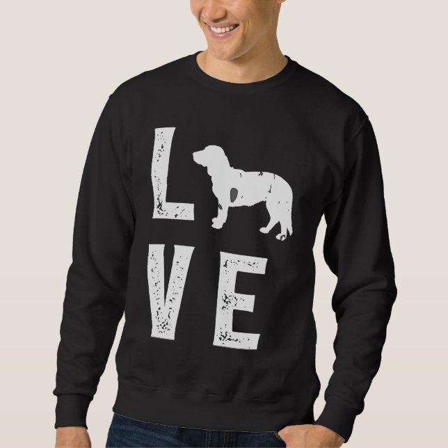 Dachsbracke Love  1 Sweatshirt (Vorderseite)