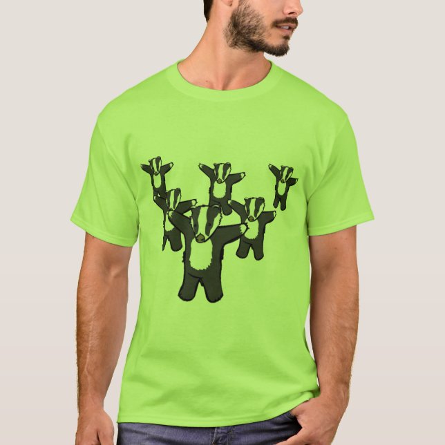 Dachsdachsdachse T-Shirt (Vorderseite)