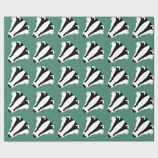 Dachse Geschenkpapier