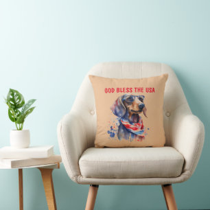 DACHSHUND 4. JULI Wurfkissen Kissen