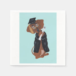 Dachshund Absolvent Serviette