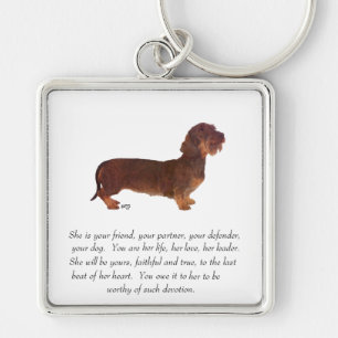 Dachshund-Andenken - Weiblich Schlüsselanhänger