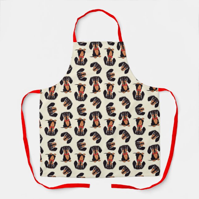 Dachshund Apron Schürze (Vorderseite)