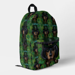 Dachshund bedruckter rucksack