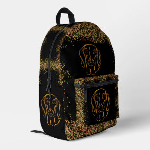 DACHSHUND BEDRUCKTER RUCKSACK