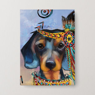 DACHSHUND BUTTON