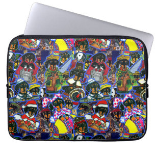 Dachshund-Cartoons Laptopschutzhülle